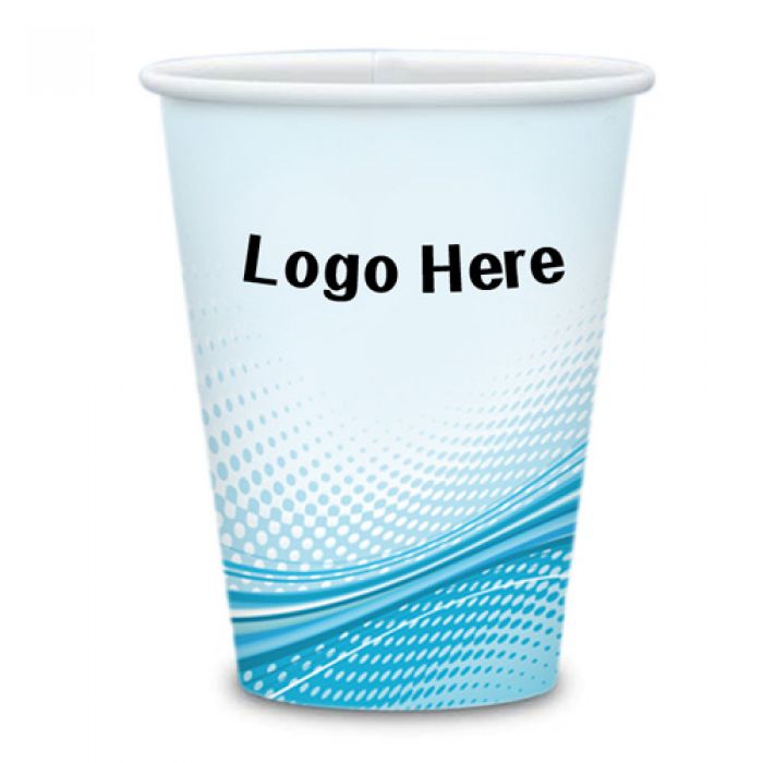12 Oz Custom Logo Imprinted Tall Paper Cold Cups