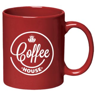 11 Oz Custom Colored Stoneware Mugs