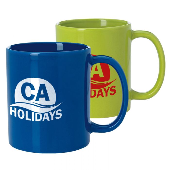 11 Oz Custom Printed Budget Ceramic Mugs