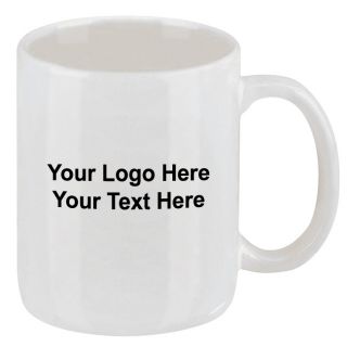 ized Classic 11 Oz Ironstone Mugs – White