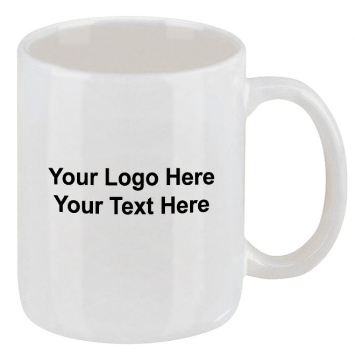 Customized Classic 11 Oz Ironstone Mugs – White