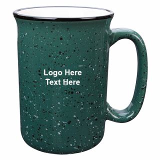 14 Oz Tall Campfire Ceramic Mugs