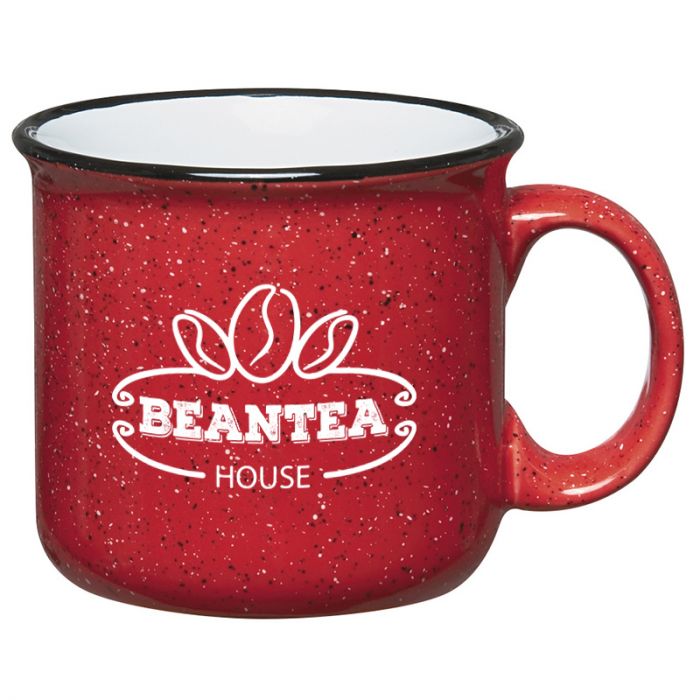 15 Oz Custom Red Campfire Mugs