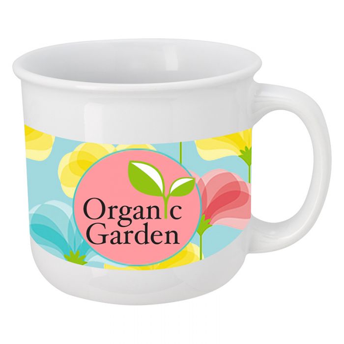 15 Oz Custom Printed Full Color Ceramic Mugs