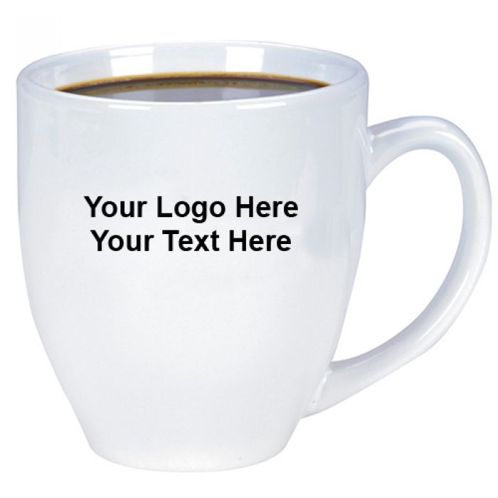 Personalized 15 Oz Shiny Bistro Mugs