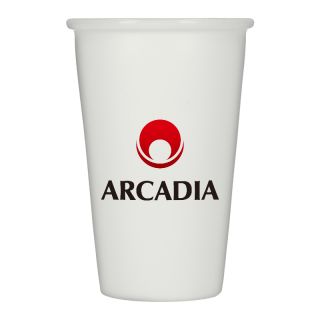 10 Oz Double Wall Ceramic Cups