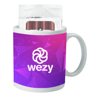 11 Oz Full Color Mugs with Hot Cocoa