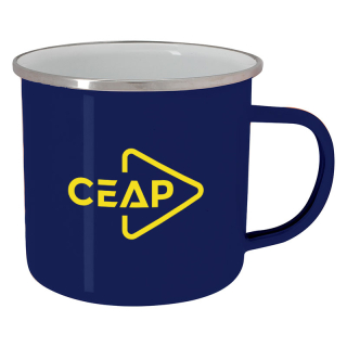 16 Oz Steel Campfire Mugs
