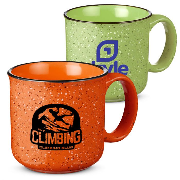 Promotional 15 Oz Campfire Ceramic Mugs