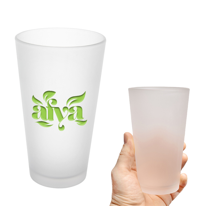 Custom 16 Oz Frosted Pint Glasses