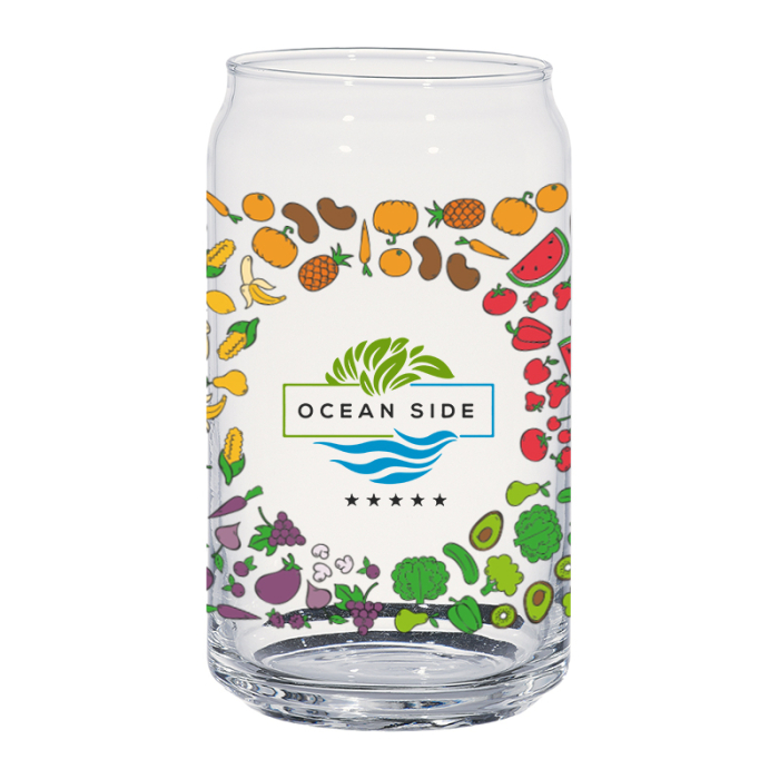 Custom 16 Oz Full Color Ale Glass Cans