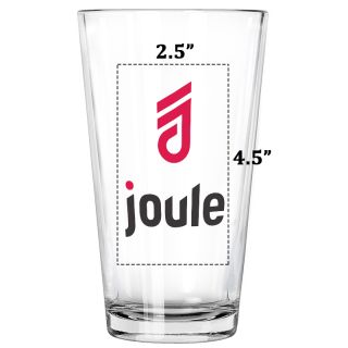 Printed 16 Oz Clear Pint Glasses