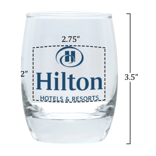 6 Oz Full Color Whiskey Glasses