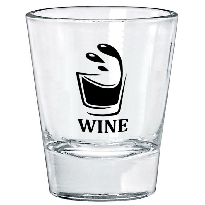Custom Printed 1.75 Oz Clear Shot Glasses