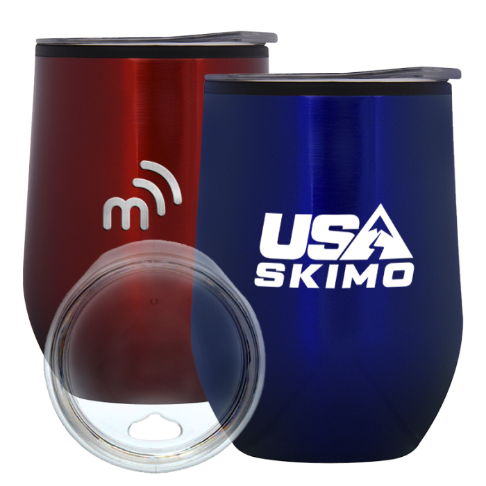 12 Oz Promotional Napa Stemless Wine Cups