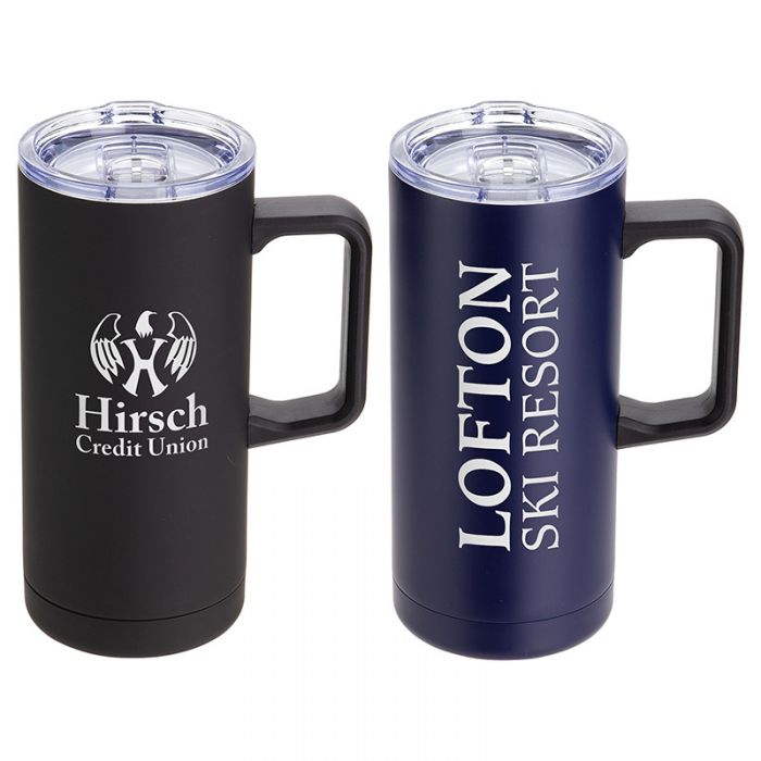 17 Oz Custom Mirage Vacuum Insulated Stainless Steel Mugs