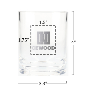 12 Oz Silipint Silicone Clear Rocks Glasses