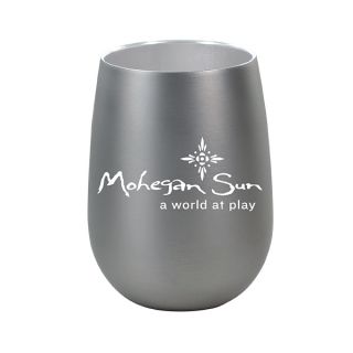 12 Oz Halcyon® Stainless Steel Wine Glasses