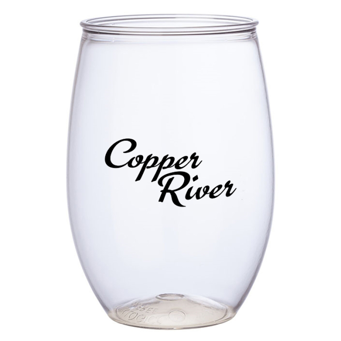 Promotional 16 Oz Bristol PET Wine Tumblers