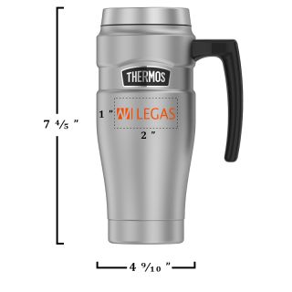 16 Oz Thermos® Stainless King™ Stainless Steel...