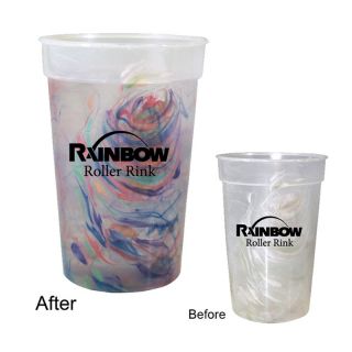 17 Oz Rainbow Confetti Mood Cups