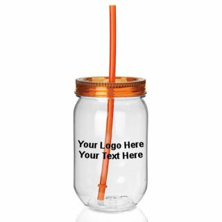 22 Oz Fiesta Mason Jar Tumblers