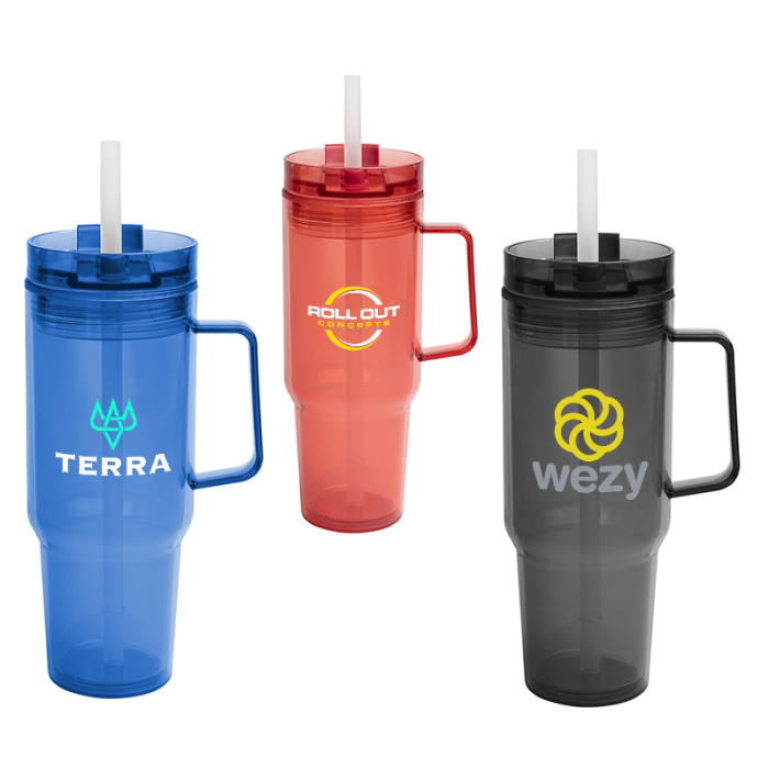 Custom 40 Oz Intrepid Recycled AS Double Wall Tumblers