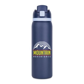 Printed ClipSip 27 Oz Straw Bottles