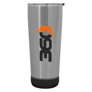 Custom 18 Oz Stainless Steel Tune Tumbler with Speaker