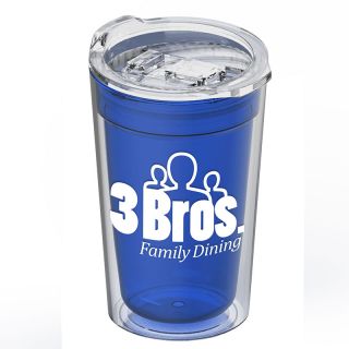 14 Oz Transparent Sentinel Tumblers with Clear Slide...