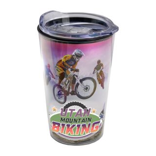 14 Oz Transparent Tumblers with Full Color Insert