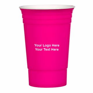 16 Oz Logo Party Cups