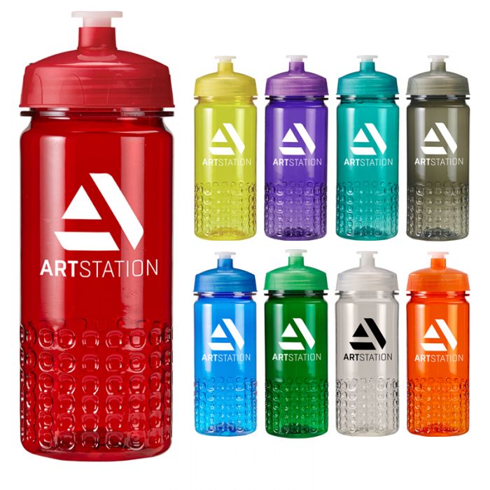 Customized 16 Oz PolySure Out of the Block Water Bottles