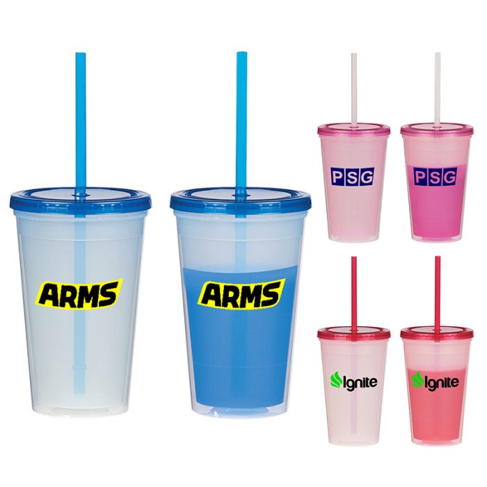 16 Oz Promotional Econo Color Changing Tumblers