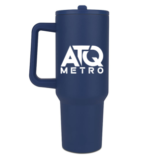 40 Oz Hydravault Flip Straw Tumblers with Handle