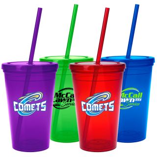 16 Oz Personalized Economy Double Wall Tumblers