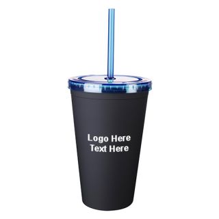 Printed 16 Oz Newport Tumblers with Straw