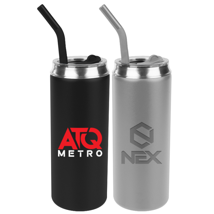 Personalized 20 Oz Can Shaped Stainless Steel Tumblers