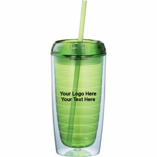 16 Oz Vortex Tumblers with Straws