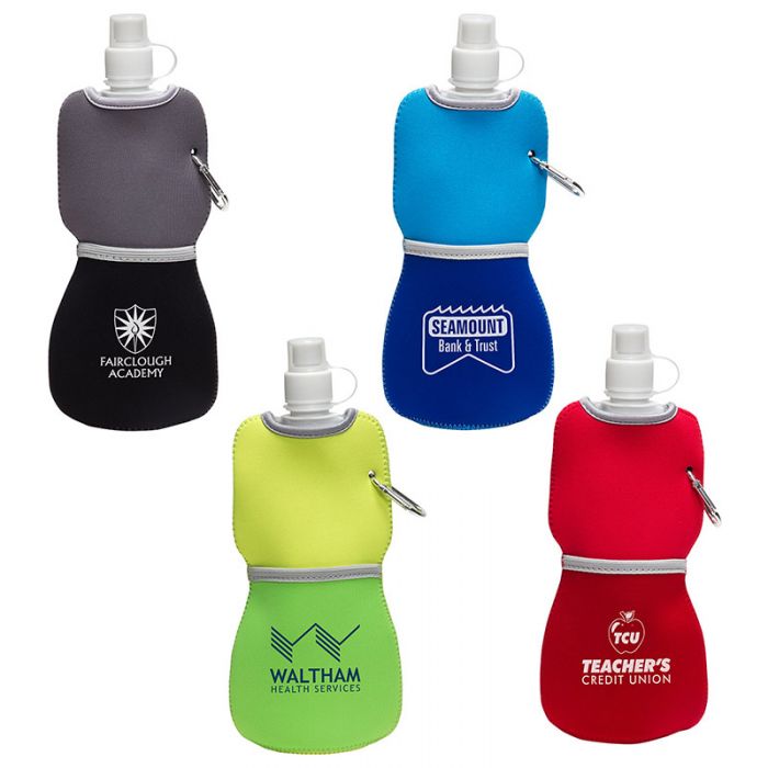 Custom Flex Water Bottles with Neoprene Insulator