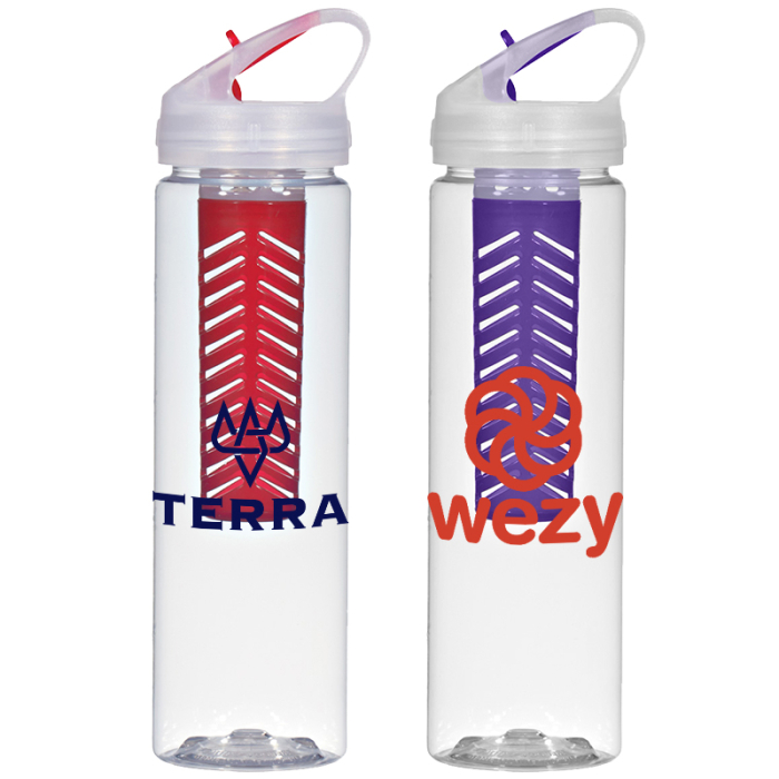 25 Oz Custom Printed Fruit Fusion Bottles
