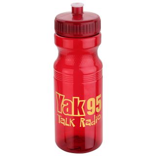 24 Oz Printed Cycler Eco Polyclear PET Bottles with...