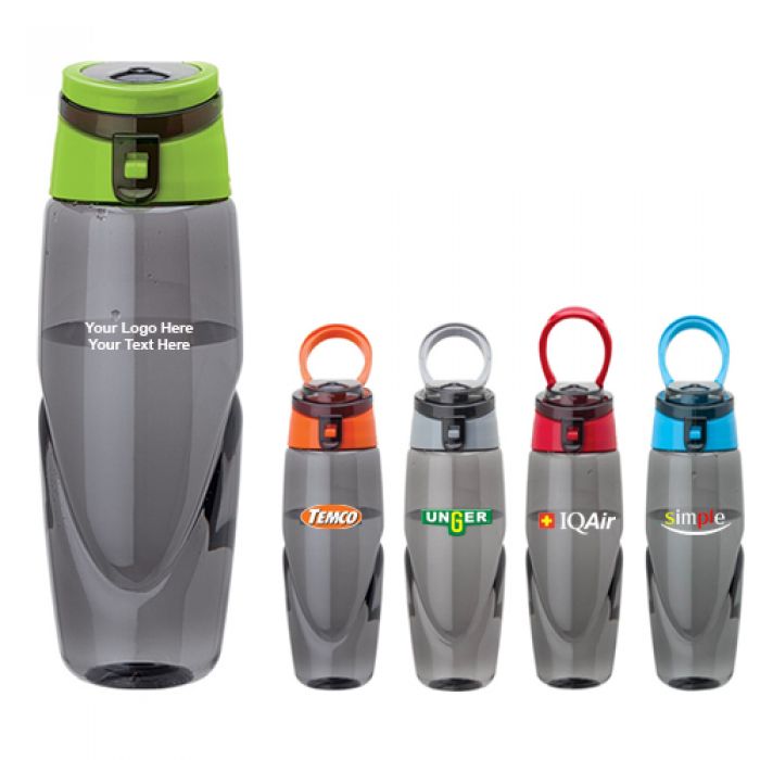 Promotional 32 Oz Tritan Water Bottles with Smoky Body