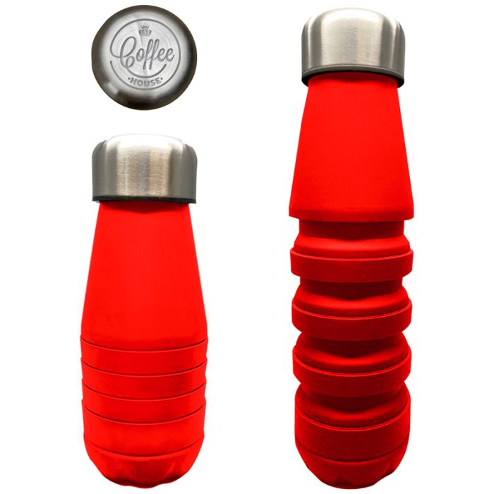 16 Oz Promotional Collapsible Swiggy Bottles