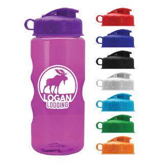 22 Oz Tritan Flip Lid Bottles with Survival Kit