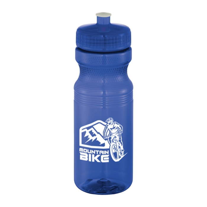 24 Oz Promotional Easy Squeezy Crystal Sports Bottles