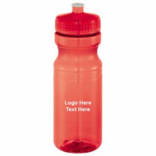 24 Oz Easy Squeezy Crystal Sports Bottles