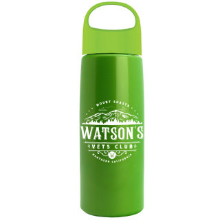 26 Oz Tritan™ Metalike Bottles with Oval Crest Lid