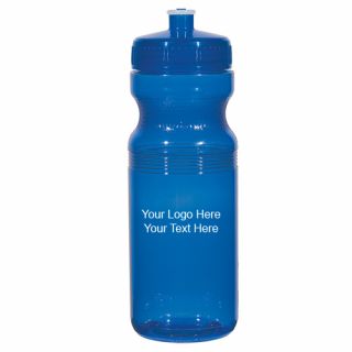 24 Oz Poly-Clear Fitness Bottles