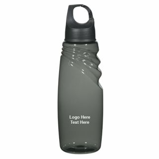 Printed 24 Oz Crest Carabiner Sports Bottles